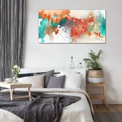 Tableau photo sur verre Turbulences émotionnelles colorées