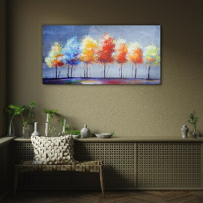 Tableau verre imprimé Couleurs d'automne dans le parc