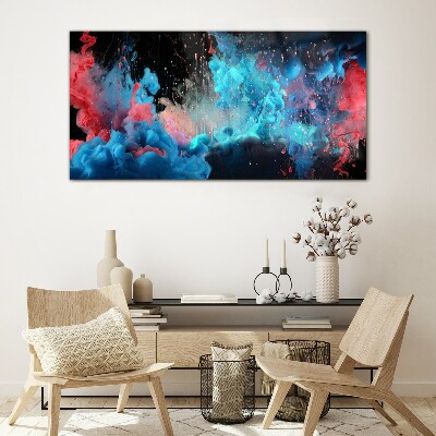 Tableau sur verre Expression de la couleur en mouvement