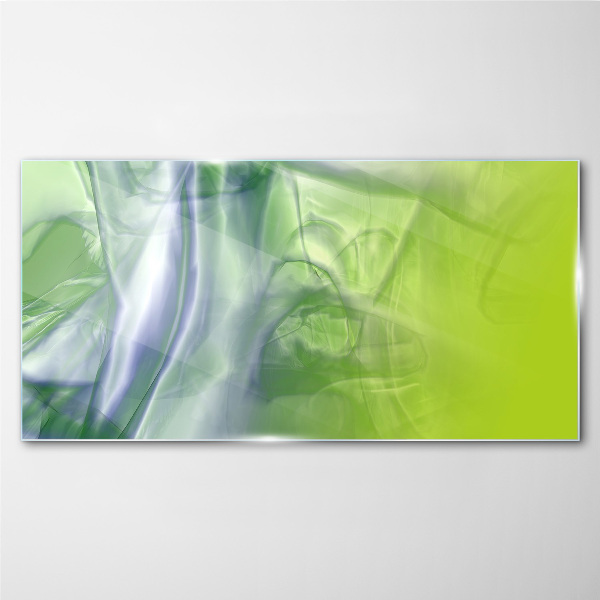 Tableau verre imprimé Transparence et vert