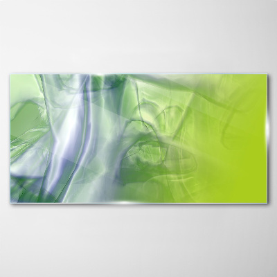 Tableau verre imprimé Transparence et vert