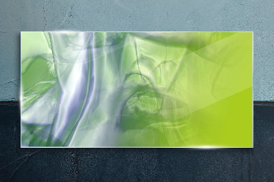 Tableau verre imprimé Transparence et vert