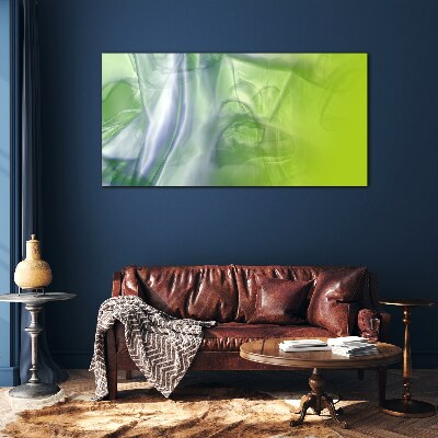 Tableau verre imprimé Transparence et vert