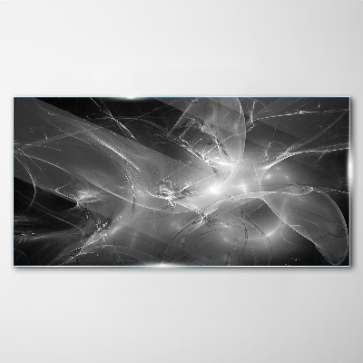 Tableau en verre Abstractions futuristes en monochrome