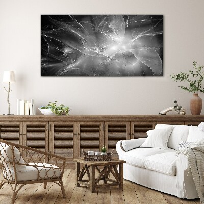 Tableau en verre Abstractions futuristes en monochrome
