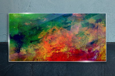 Tableau imprimé sur verre Les couleurs des émotions en mouvement