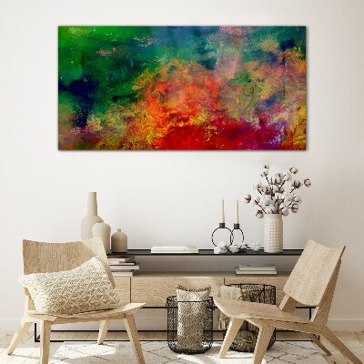 Tableau imprimé sur verre Les couleurs des émotions en mouvement