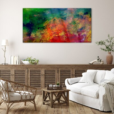 Tableau imprimé sur verre Les couleurs des émotions en mouvement