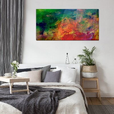 Tableau imprimé sur verre Les couleurs des émotions en mouvement