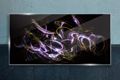 Tableau en verre L'énergie en mouvement