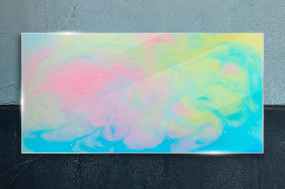 Tableau en verre Rêves pastel en mouvement