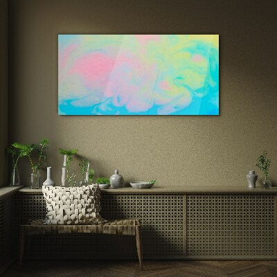 Tableau en verre Rêves pastel en mouvement