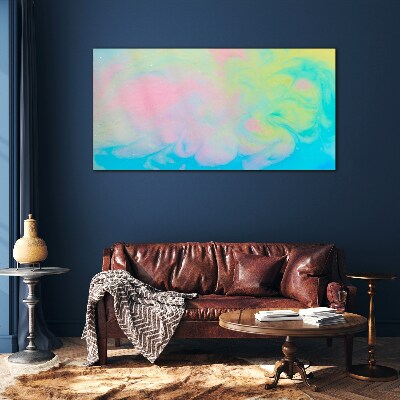 Tableau en verre Rêves pastel en mouvement