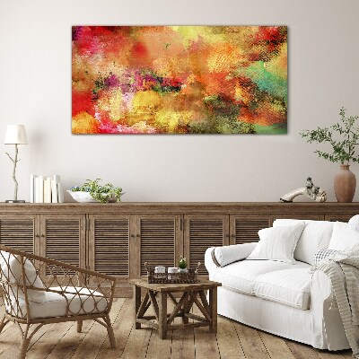 Tableau photo sur verre Chaos abstrait coloré