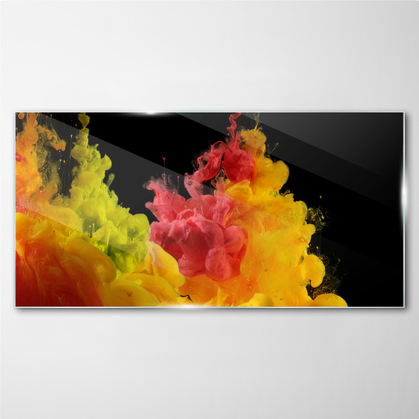 Tableau verre imprimé Couleurs en mouvement