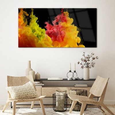 Tableau verre imprimé Couleurs en mouvement