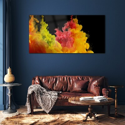 Tableau verre imprimé Couleurs en mouvement