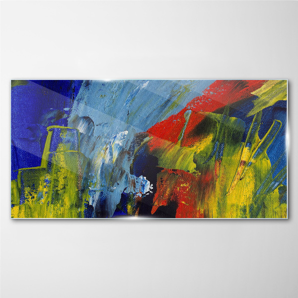 Tableau photo sur verre Couleurs dynamiques dans un paysage abstrait