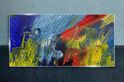 Tableau photo sur verre Couleurs dynamiques dans un paysage abstrait