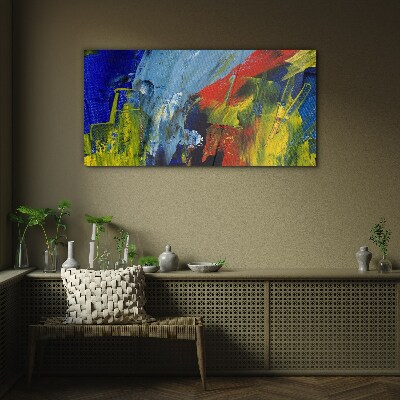 Tableau photo sur verre Couleurs dynamiques dans un paysage abstrait