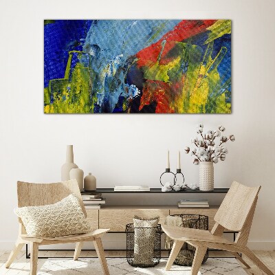 Tableau photo sur verre Couleurs dynamiques dans un paysage abstrait
