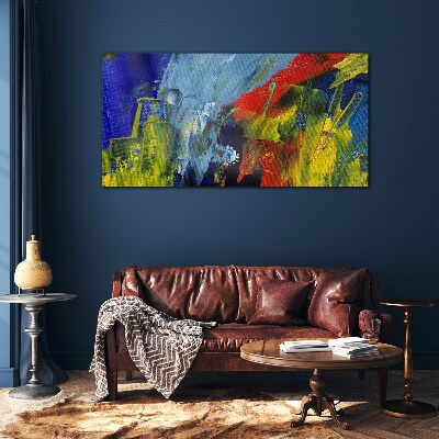 Tableau photo sur verre Couleurs dynamiques dans un paysage abstrait