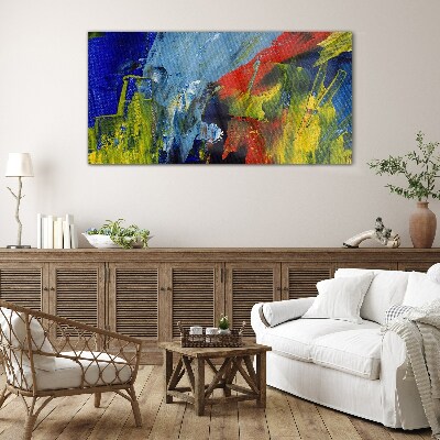 Tableau photo sur verre Couleurs dynamiques dans un paysage abstrait