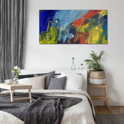 Tableau photo sur verre Couleurs dynamiques dans un paysage abstrait