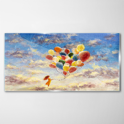 Tableau sur verre Rêves dans les nuages
