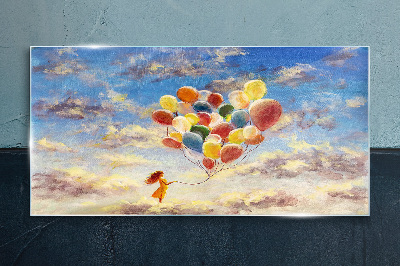 Tableau sur verre Rêves dans les nuages