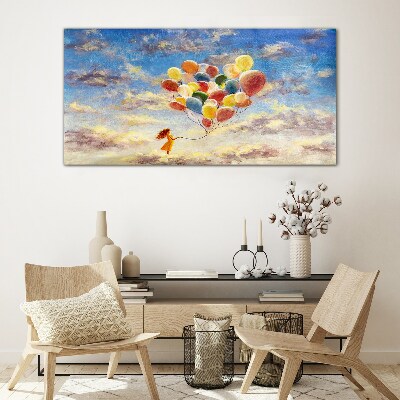 Tableau sur verre Rêves dans les nuages