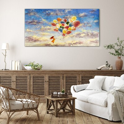 Tableau sur verre Rêves dans les nuages
