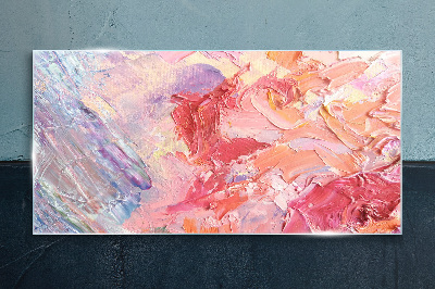 Tableau imprimé sur verre Émotions pastel en mouvement