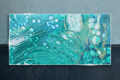 Tableau verre imprimé Vagues de l'océan dans le verre