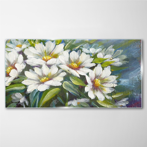 Tableau photo sur verre Harmonie florale
