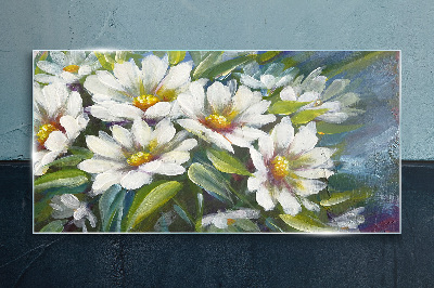 Tableau photo sur verre Harmonie florale