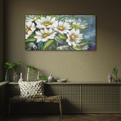 Tableau photo sur verre Harmonie florale