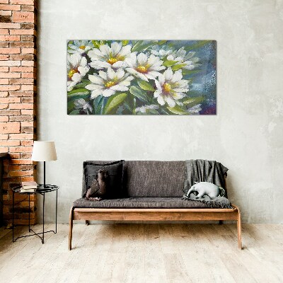 Tableau photo sur verre Harmonie florale