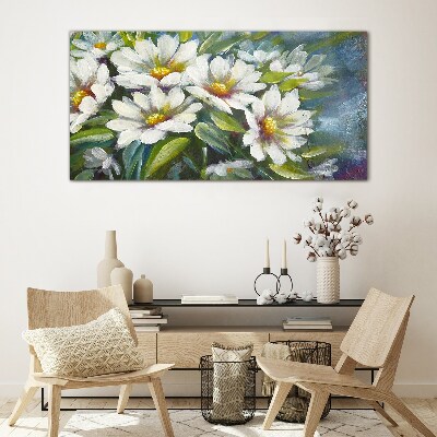 Tableau photo sur verre Harmonie florale