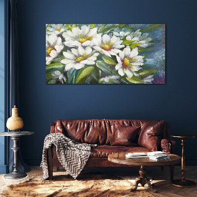 Tableau photo sur verre Harmonie florale