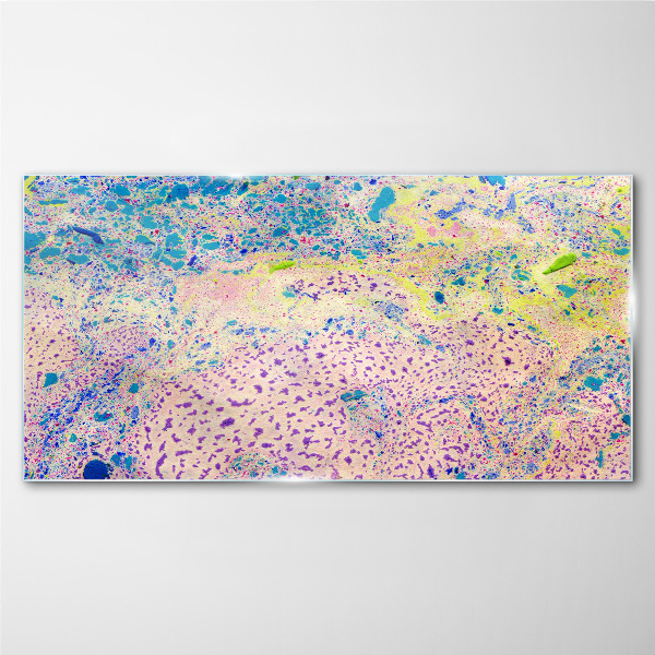 Tableau verre imprimé Le chaos coloré de l'abstraction