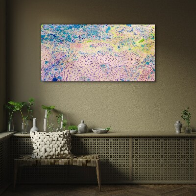 Tableau verre imprimé Le chaos coloré de l'abstraction