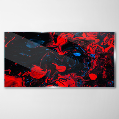 Tableau photo sur verre Chaos de couleurs en mouvement
