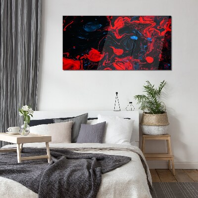 Tableau photo sur verre Chaos de couleurs en mouvement