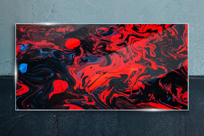 Tableau en verre Danse cosmique des couleurs