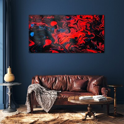 Tableau en verre Danse cosmique des couleurs