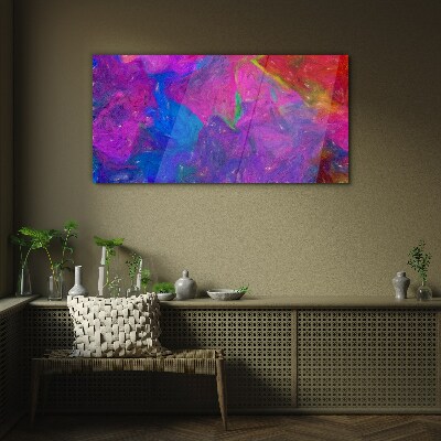 Tableau sur verre Un tourbillon coloré d'émotions