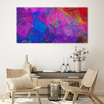 Tableau sur verre Un tourbillon coloré d'émotions