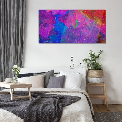 Tableau sur verre Un tourbillon coloré d'émotions