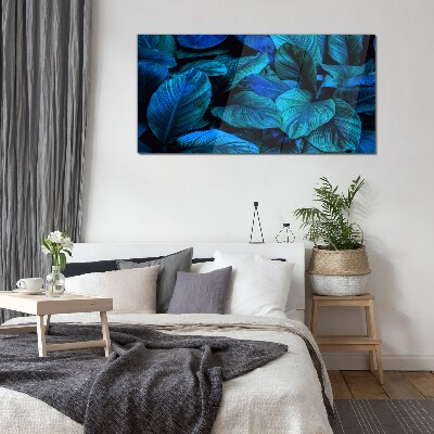 Tableau photo sur verre Un paradis vert aux nuances de bleu